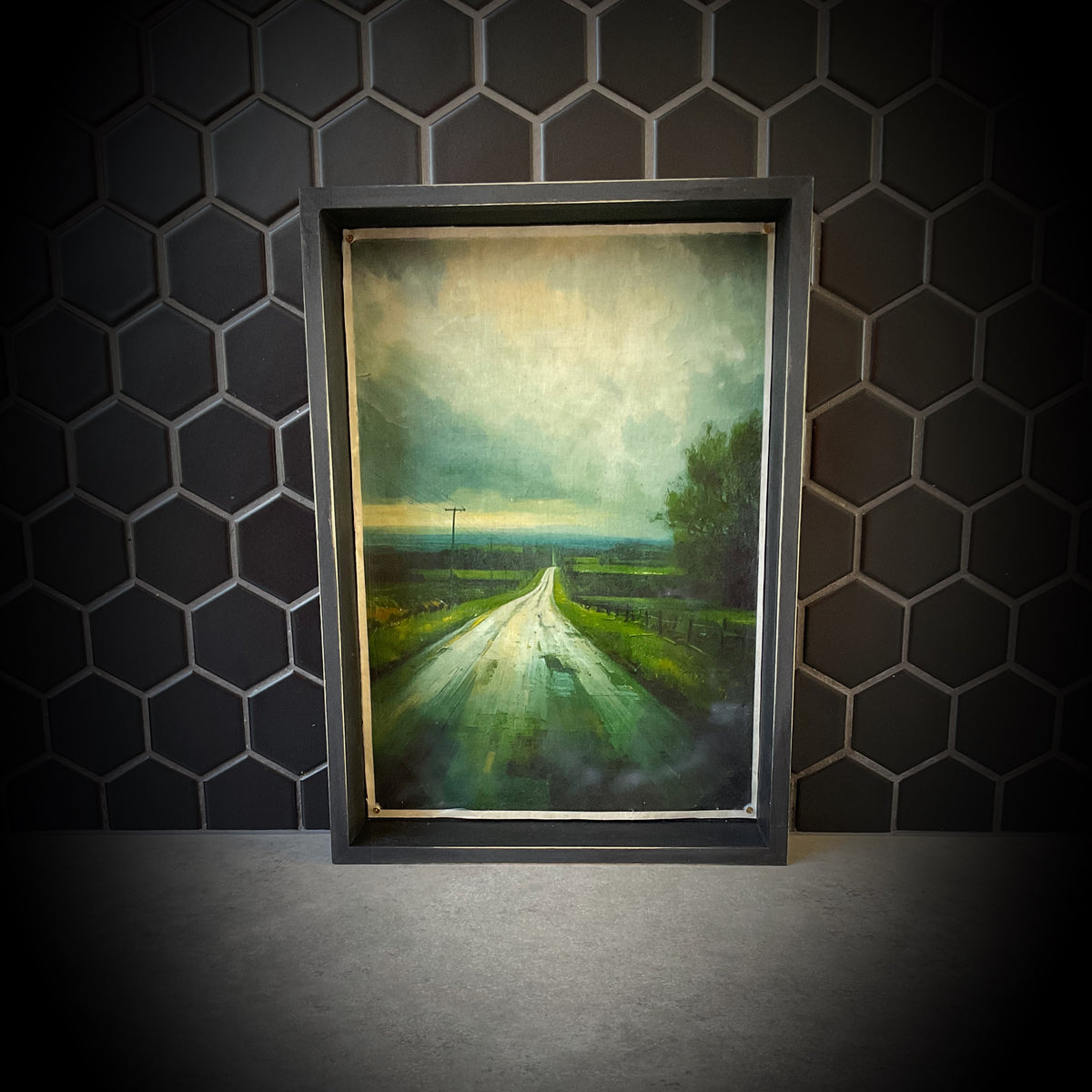 Lonely Road Waxwork Shadowbox