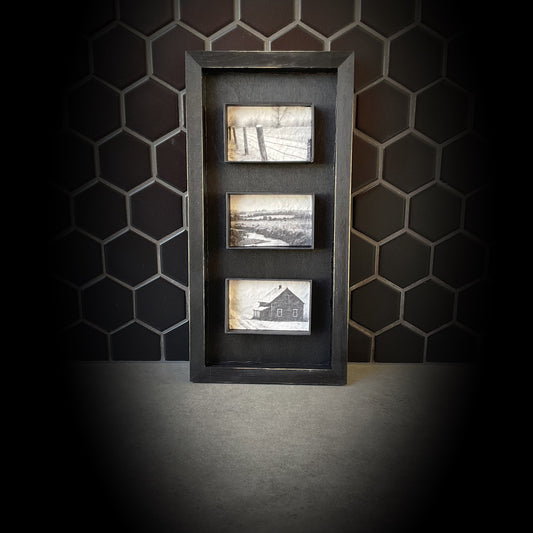 Black & White Scenes Shadowbox