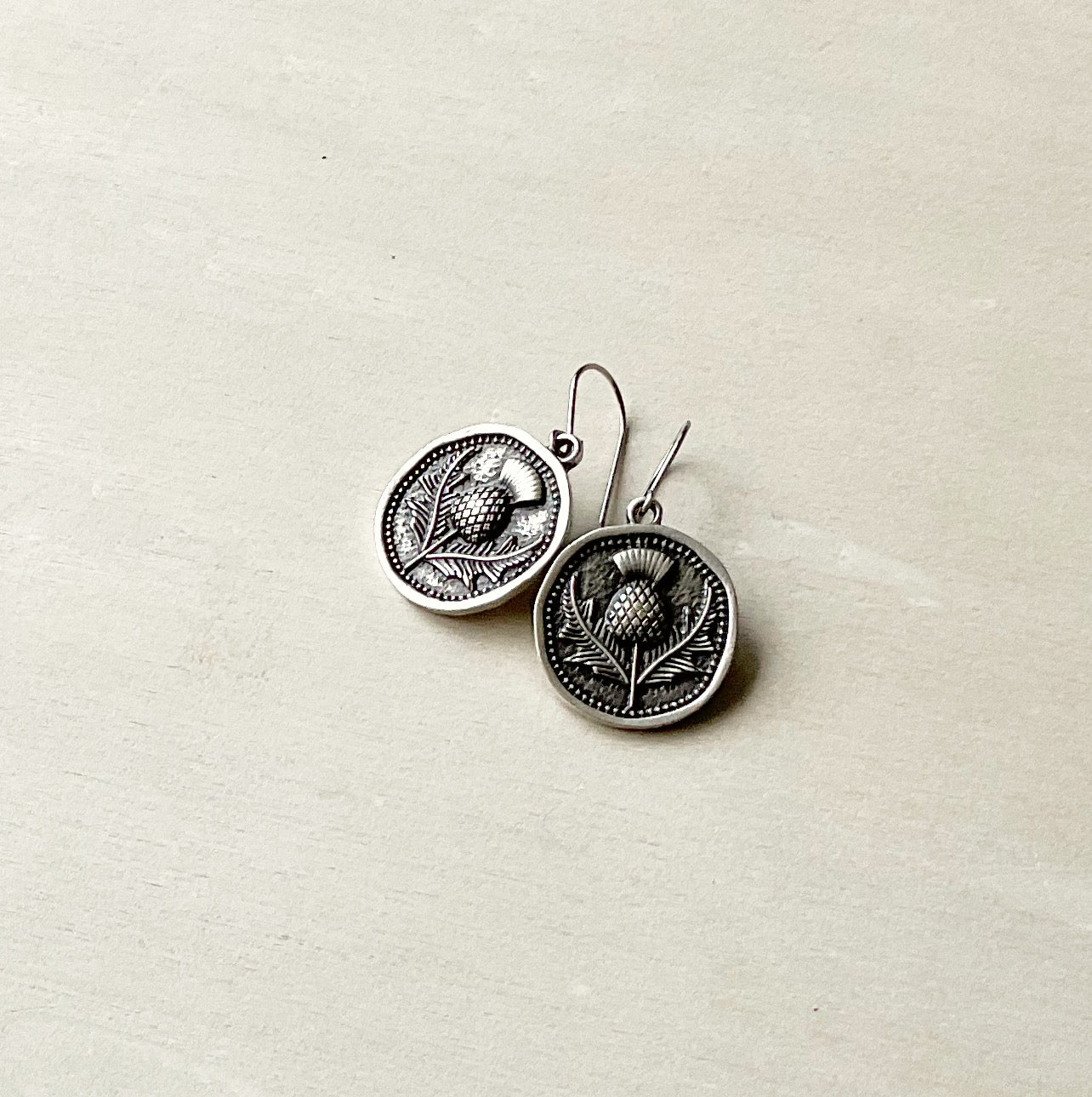 Scottish Thistle Earring Set