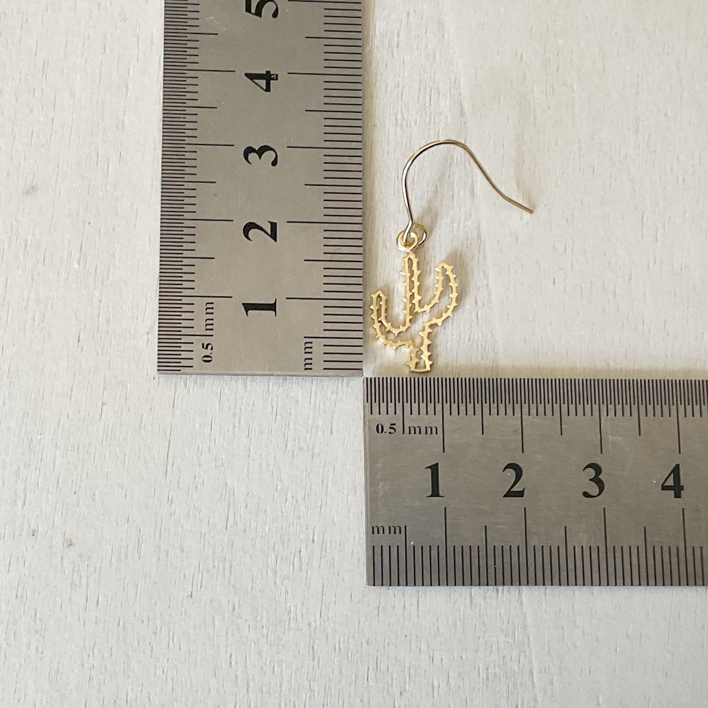 Cactus Earring Set - Gold