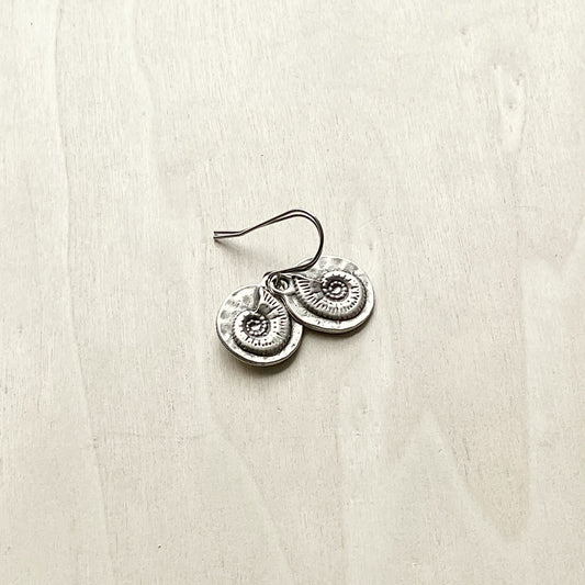 Spiral Shell Earring Set