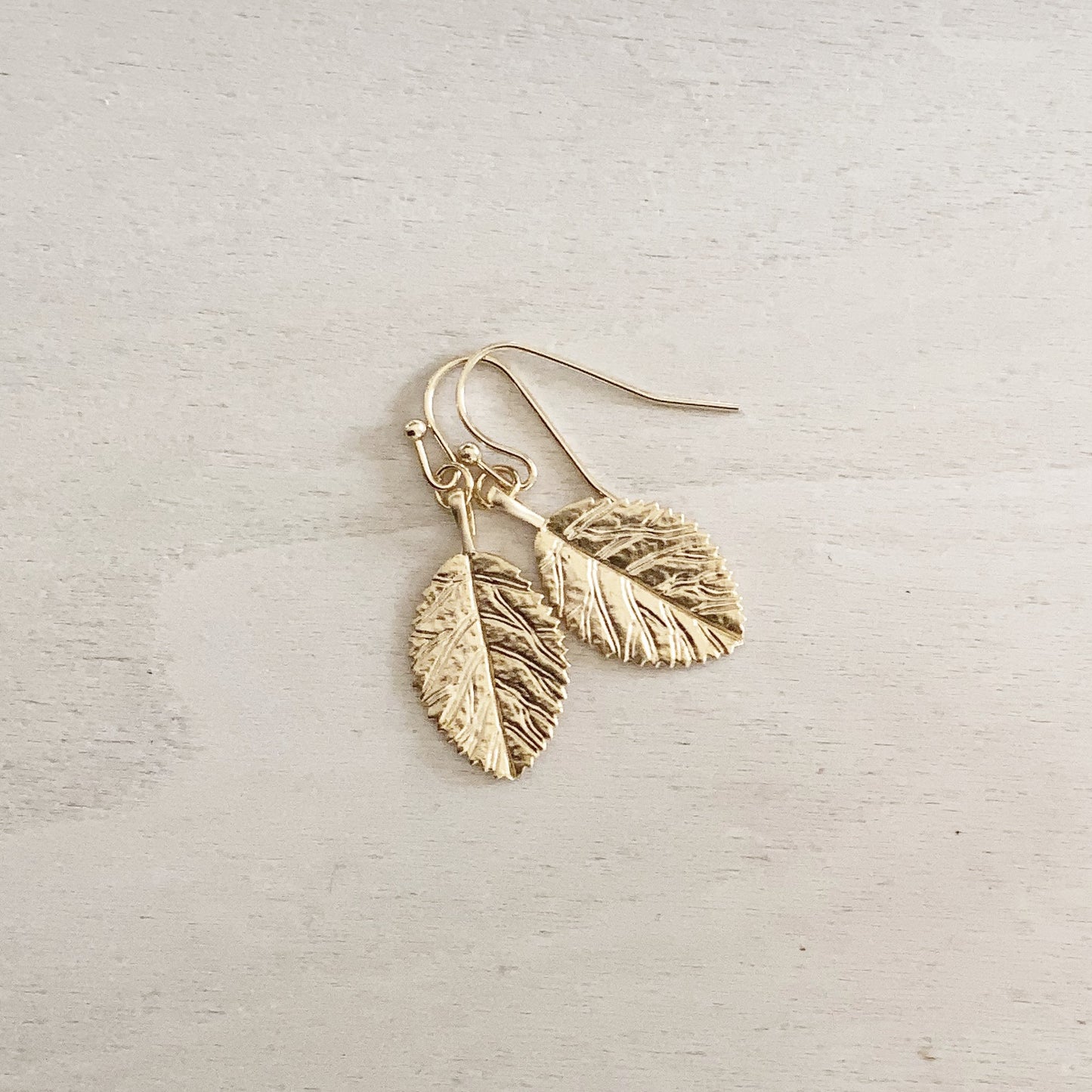 Pretty Leaf Earring Set - Gold