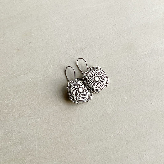 Vintage Bliss Earring Set - Patterned Rounds