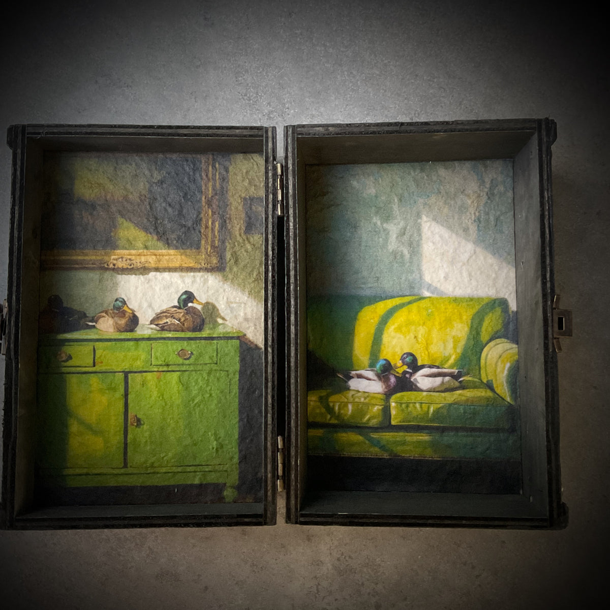 Lazy Ducks Shadow Jewellery Box