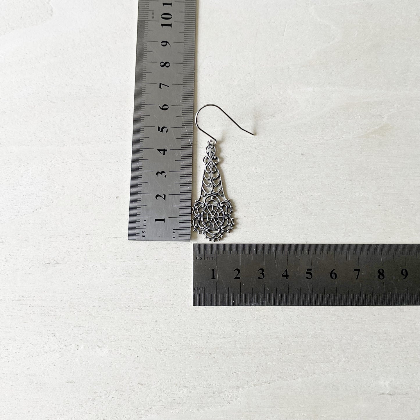 Vintage Filigree Drops Earring Set