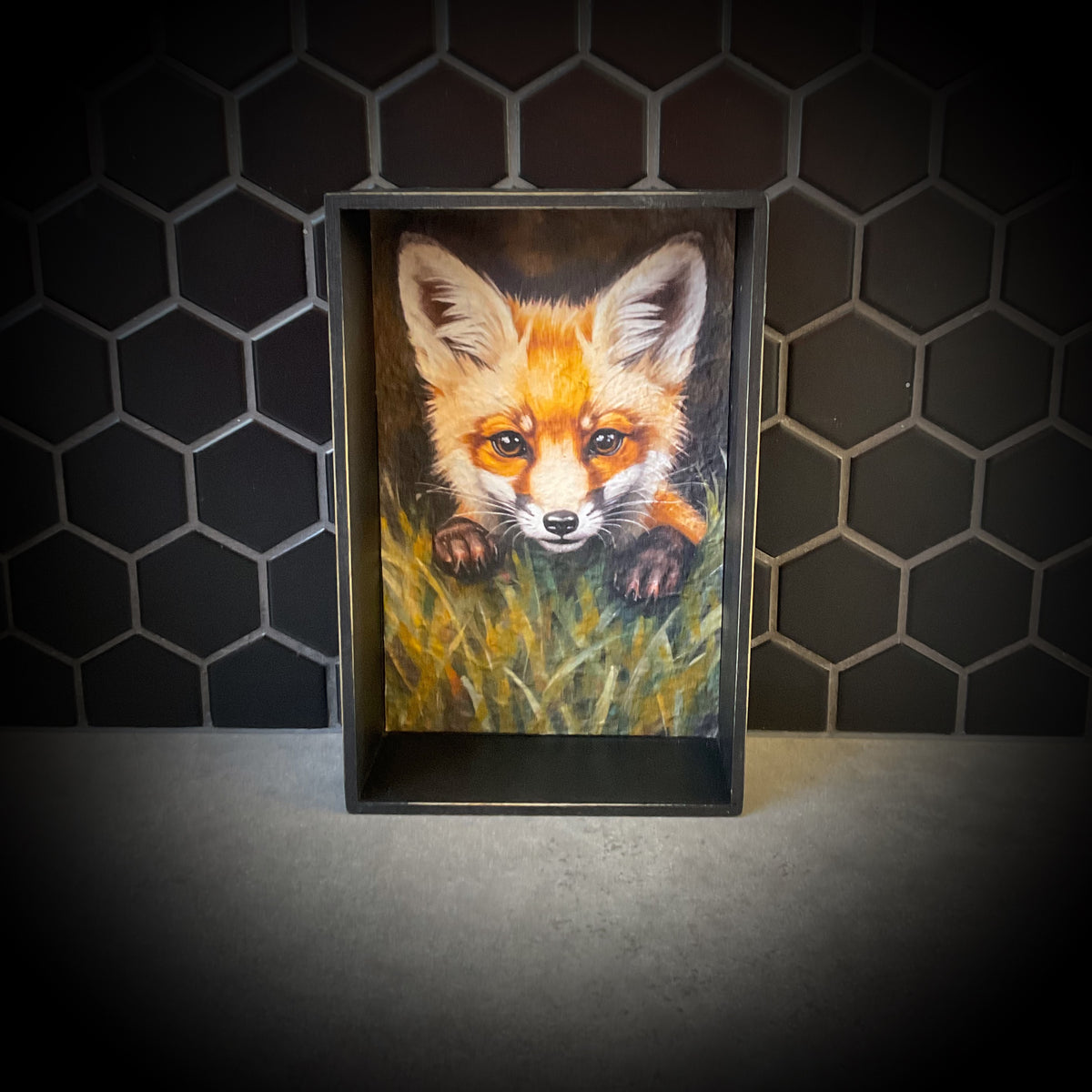 Baby Fox Shadowbox