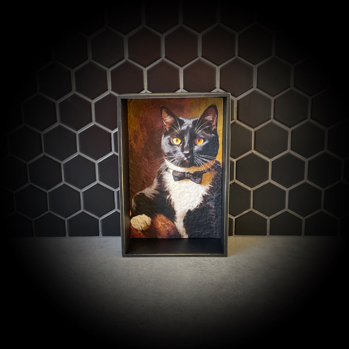 Miss Maxine Cat Shadowbox