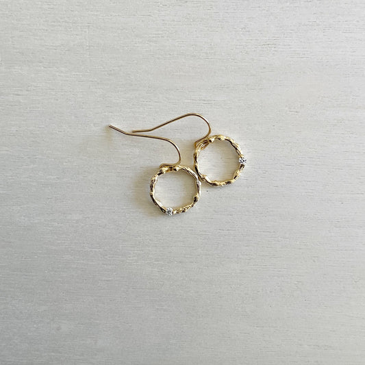 Wreath Earring Set - Gold