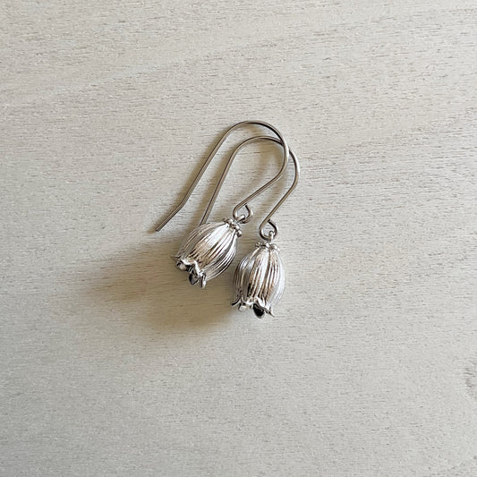 Tulip Earring Set V2 - Platinum Silver