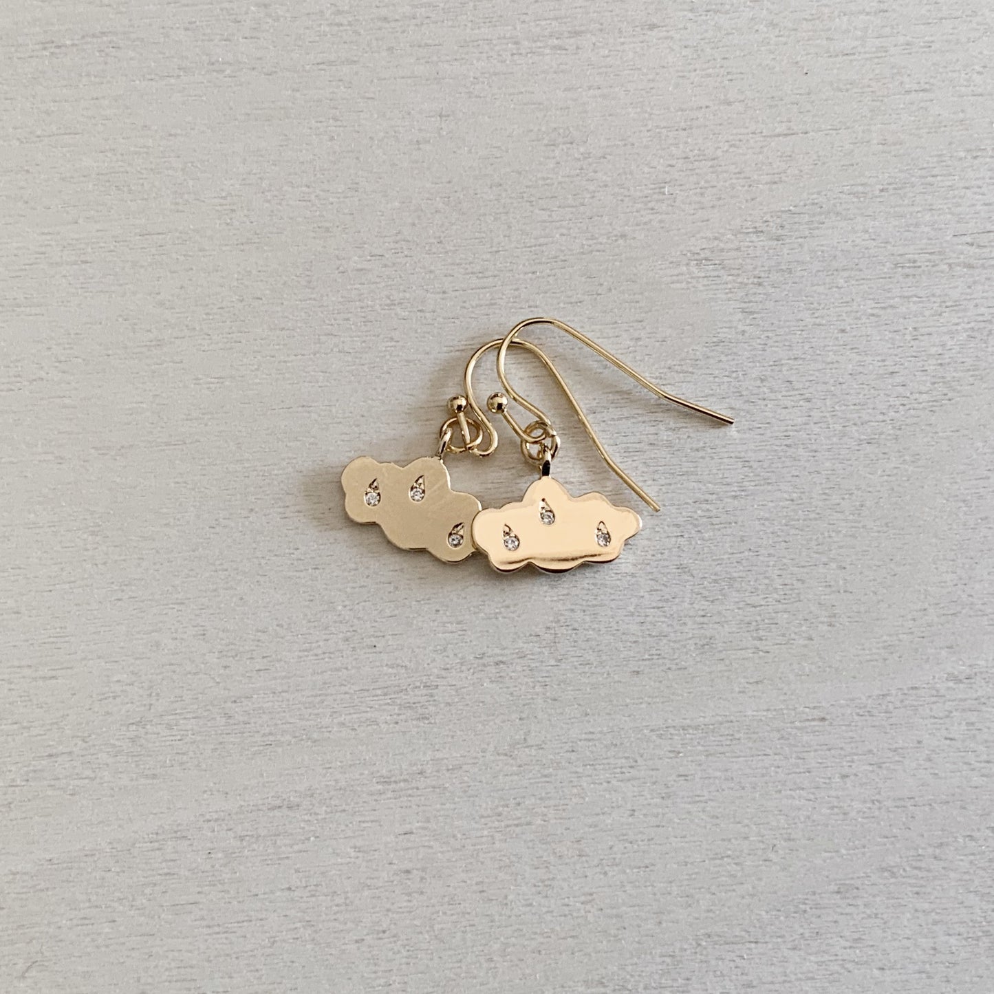 Cloud Gold Earring