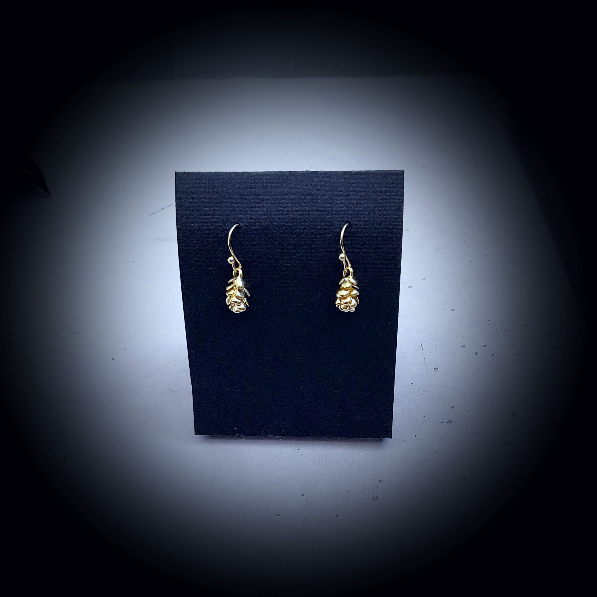 Pine Cone Earring Set - Matte Gold - The Sister Label