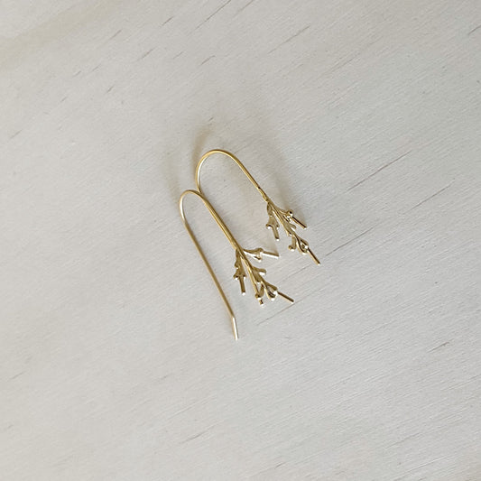 Twiggy Earring Set - Matte Gold - The Sister Label