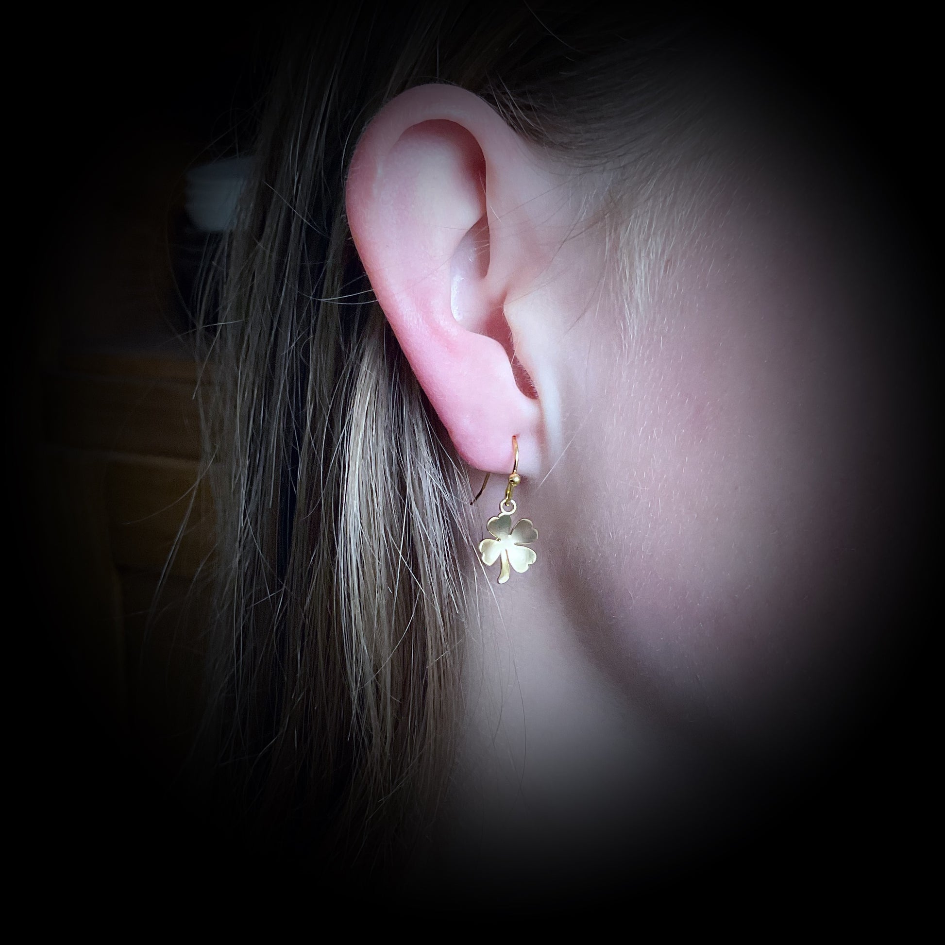 4 Leaf Clover Earring Set - Matte Gold - The Sister Label
