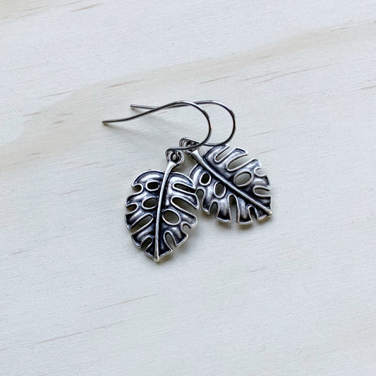 Monsteria Leaf Earring Set - The Sister Label